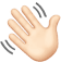 Greeting hand icon